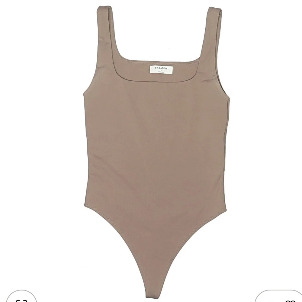 Babaton One Piece Bodysuit in Taupe